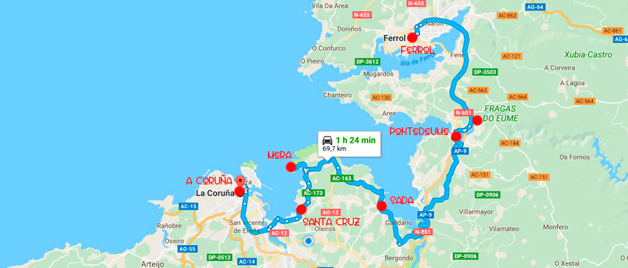 DÍA 3: Por las Rías Altas: De Ferrol a A Coruña